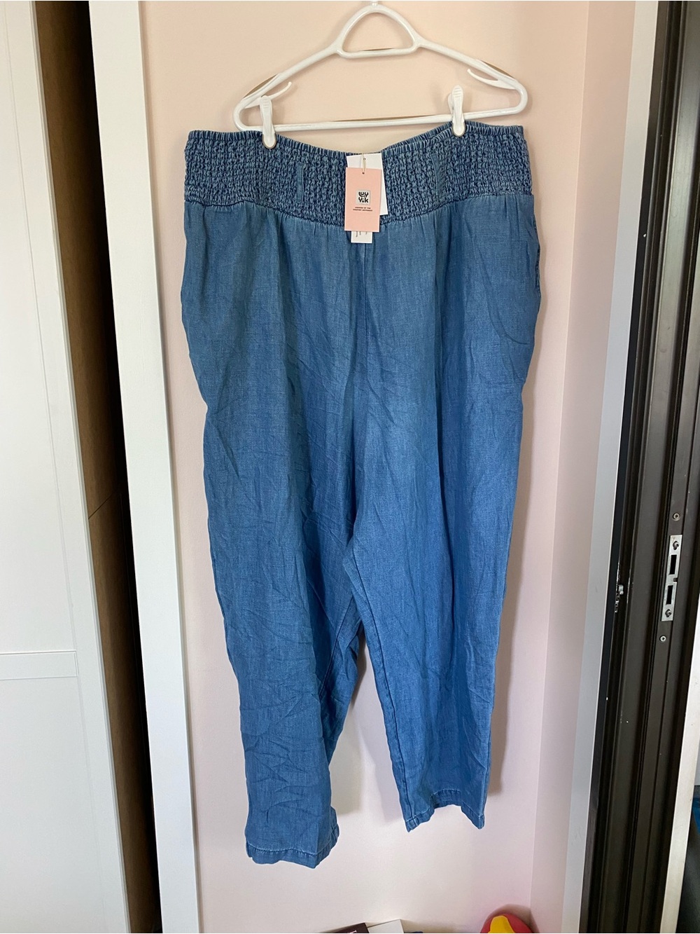 Lucy & Yak cotton/hemp denim Alexa pants - 2X